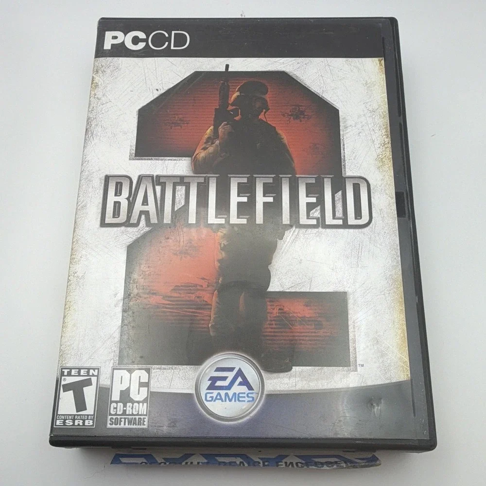 EA Games Battlefield 2 PC CD-ROM 2005 Shooter Video Game Manual Included T-Teen